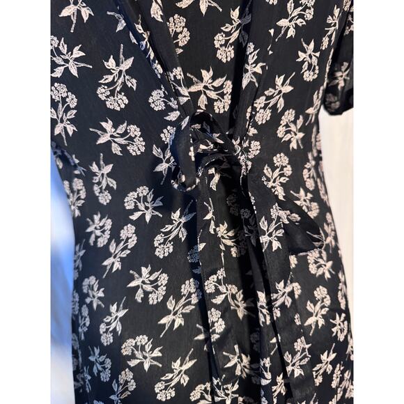 Vintage 80s SABRILA New York Floral Button Front Maxi Dress Large - Elaine Style - Picture 7 of 11